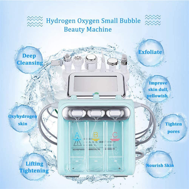 7 In 1 H2O2 Water Oxygen Jet Peel Hydro Beauty Skin Cleansing Hydradermabrasion Machine Facial Machine Water Aqua Peeling