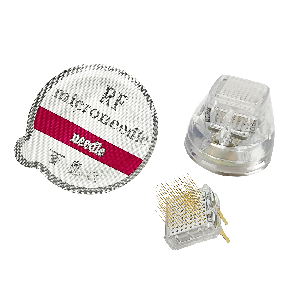 Disposable 10/25/64 Pins Nano Chip Gold Plated Cartridge Consumable For Micro Fractional RF Machine