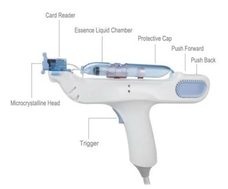 Portable RF Nano Water Mesotherapy Gun Wrinkle Removal Face Skin Care Lifting Beauty Spa Wrinkle Removal