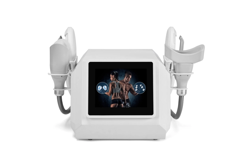 2in1 Electromagnetic Em Body Slim + Fat Freezing Cryo Therapy Lipolysis Machine