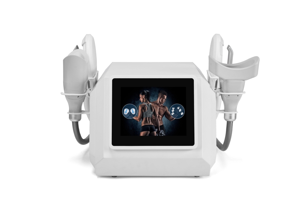 2in1 Electromagnetic Em Body Slim + Fat Freezing Cryo Therapy Lipolysis Machine