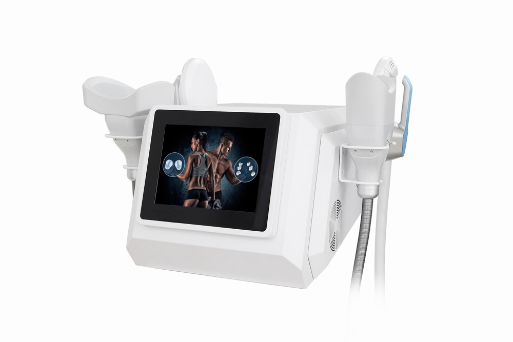 2in1 Electromagnetic Em Body Slim + Fat Freezing Cryo Therapy Lipolysis Machine