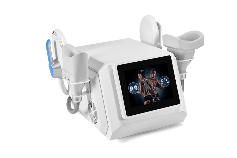 2in1 Electromagnetic Em Body Slim + Fat Freezing Cryo Therapy Lipolysis Machine
