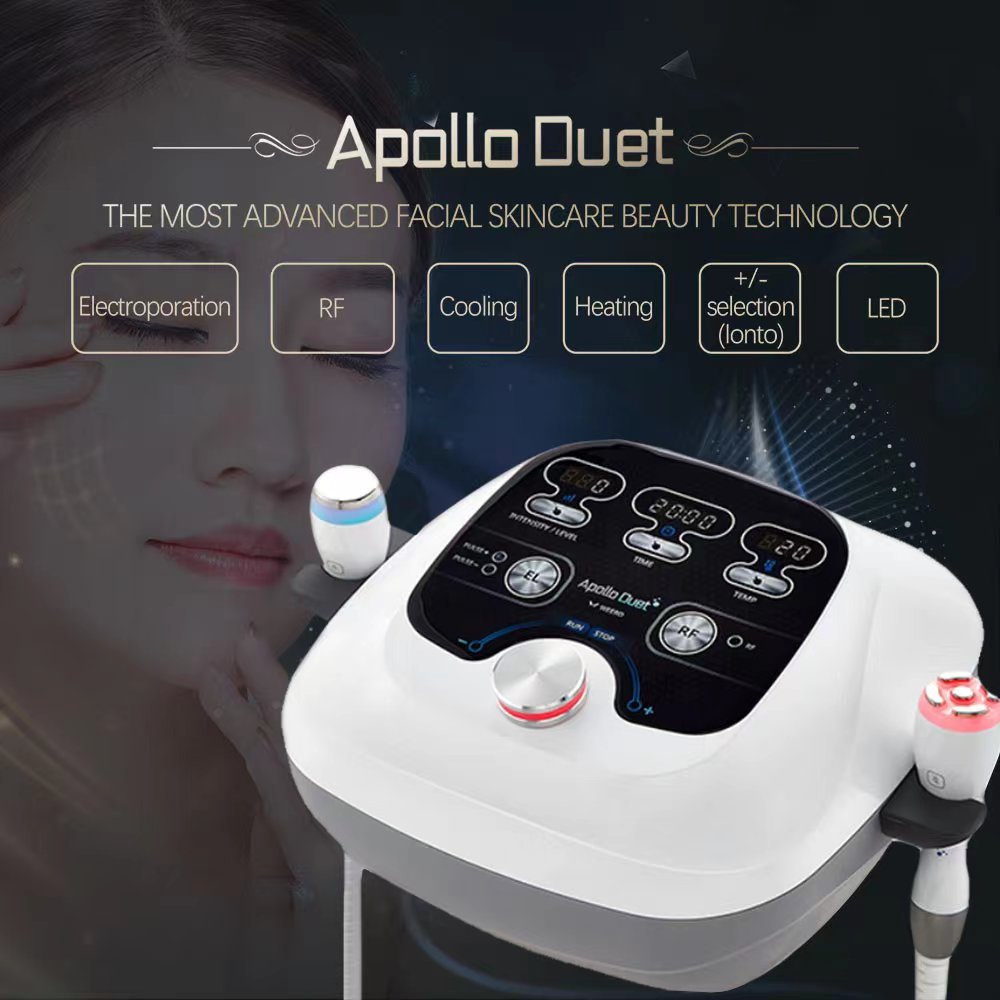 Apollo RF Facial Lifting Machine Skin Rejuvenation Wrinkle Removal Skin Tightening Skin Care Massager Machine