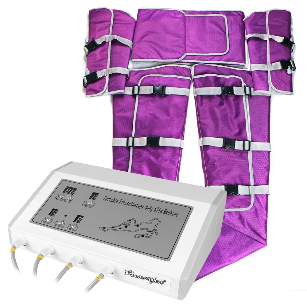 New Electric Air Compression Body Massager Air Circulation Pump Leg Wraps Foot Ankles Socks Detoxification Machine EMS