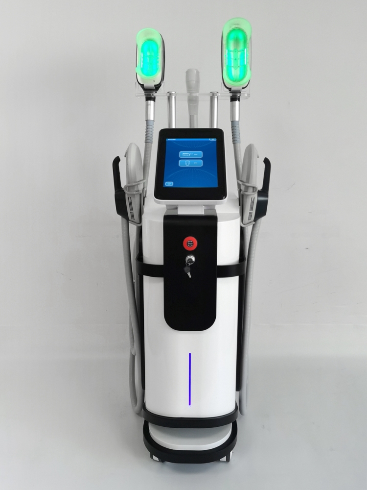 Weight Loss Slim Body Contouring Sculpting Machine EMS With rf 2 Handles EMS Slim NEO RF Muscle Sculpting Machine