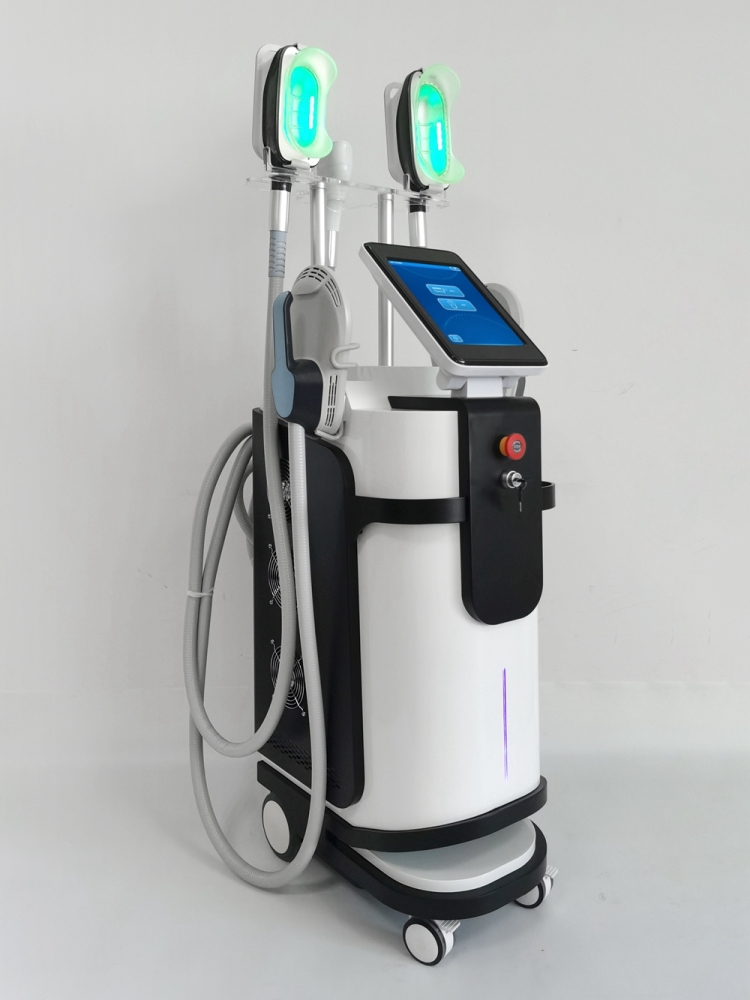 Weight Loss Slim Body Contouring Sculpting Machine EMS With rf 2 Handles EMS Slim NEO RF Muscle Sculpting Machine