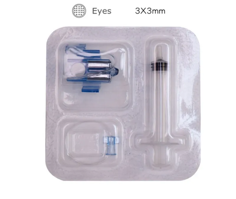 Replace 3in1 Microlite Head Syringe Tube Accessories for RF Meso Gun Face Lift for RF Nano Water Mesotherapy Gun