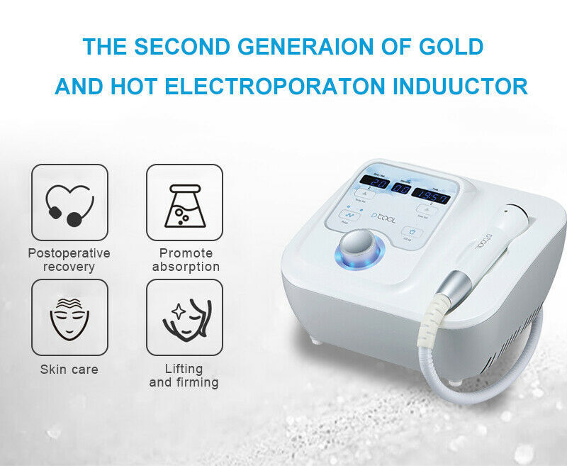 Portable DCool 3 in 1 Cryo Electroporation Cold Hot EMS Therapy Face Lifting Machine For Skin Tightening Anti Puffiness Facial
