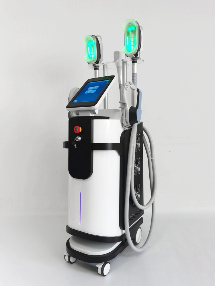 Weight Loss Slim Body Contouring Sculpting Machine EMS With rf 2 Handles EMS Slim NEO RF Muscle Sculpting Machine