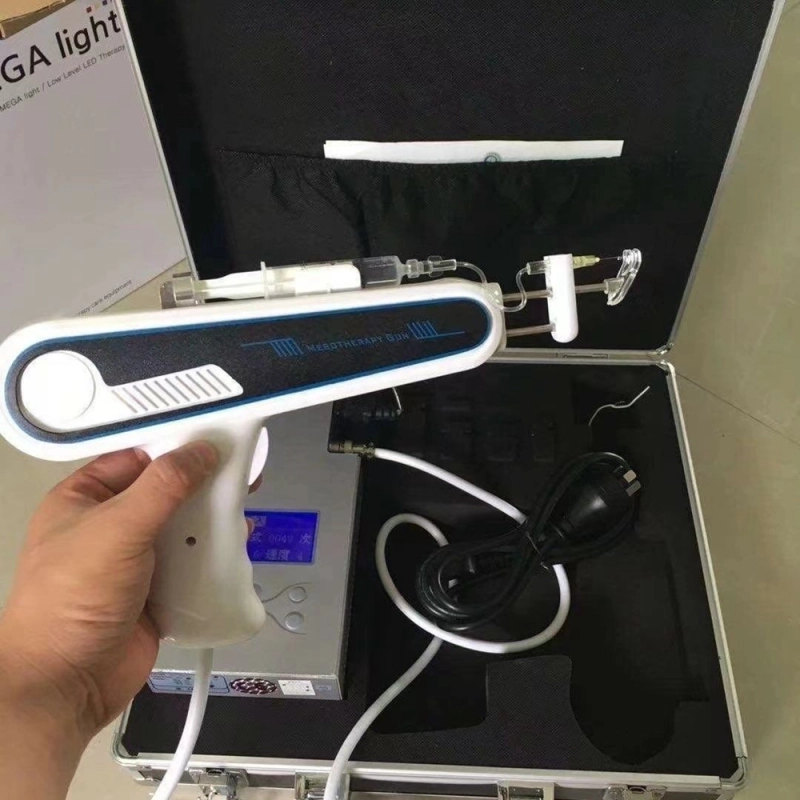 Mesoherapy Gun Beauty Machine Mesogun Injection Facial Beauty Nano Water Face Treatment Catheter and Presser Foot