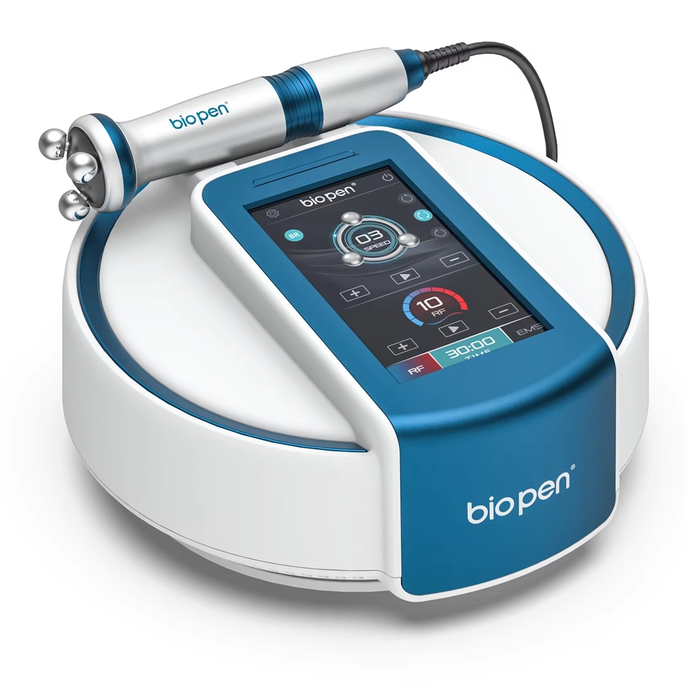 NEW 5 Level EMS RF Facial Lifting Micro-current Anti-aging Beauty Device LED Blue Light Skincare 360 Degree Rotary Massager T6