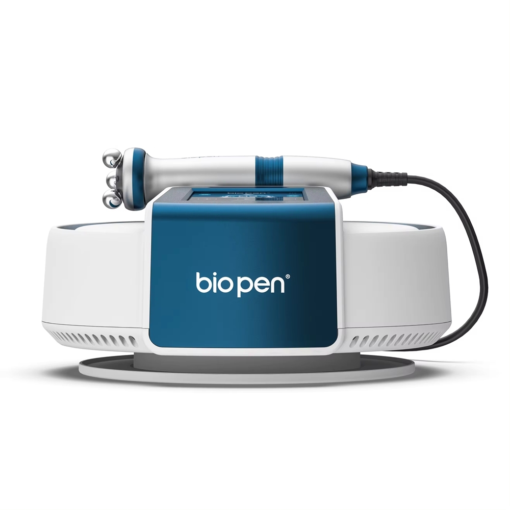 NEW 5 Level EMS RF Facial Lifting Micro-current Anti-aging Beauty Device LED Blue Light Skincare 360 Degree Rotary Massager T6