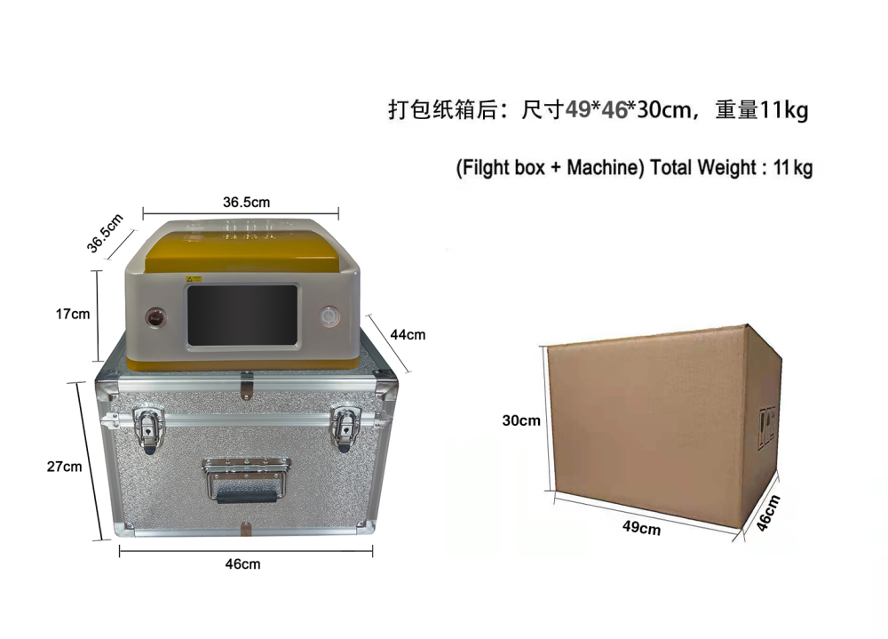Professional 980nm Diode Laser Machine Analgesic Physiotherapy Surgical Cutting Remove Tumor Skin Disease Vascular Spider Veins Removal Nails Fungus Skin Care Rejuvenation