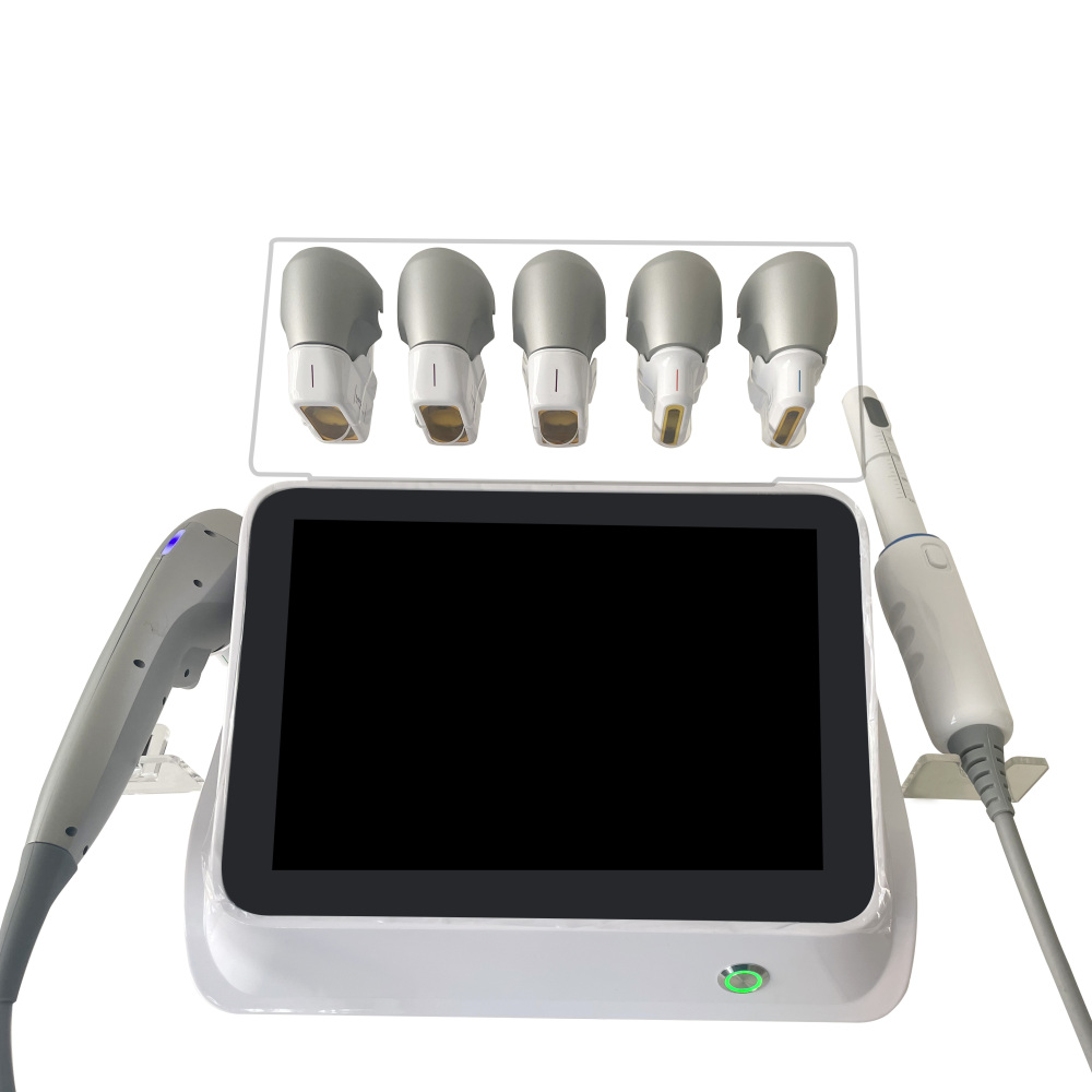 Portable 2in1 Professional Multi-Functional Beauty Equipment Ultrasound 7D HIFU Machine Face Eyes Lifting Body Slimming Vaginal Skin Tightening Wrinkle Removal