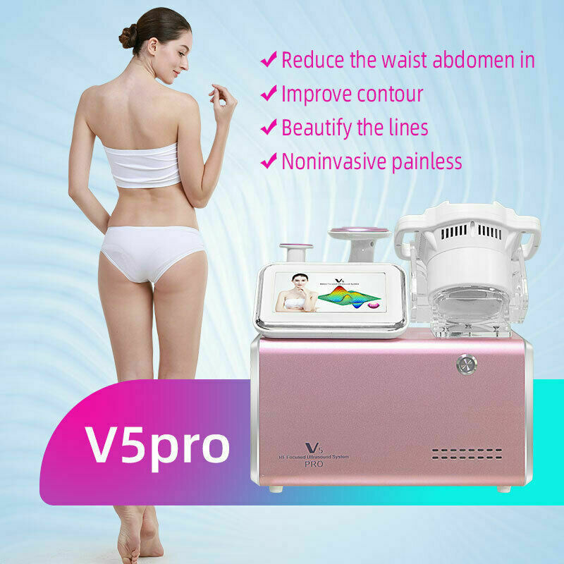 Professional V5pro RF Focused Ultrasound Hifu Weight Loss Machine Body Sculpting V5 Pro Cellulite Machine