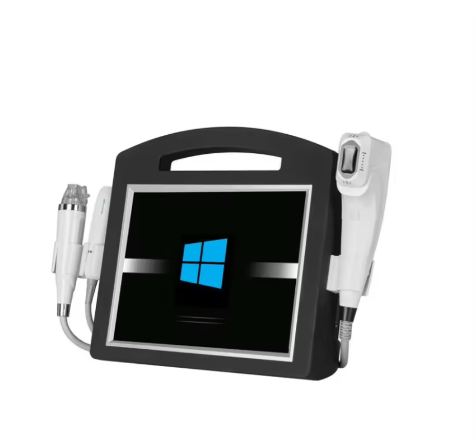 Portable 3IN1 4D HIFU Vmax Hifu 12 Lines High Intensity Focused Ultrasound Hifu Machine Microneedle RF Skin SMAS Lifting Face Body Slimming Wrinkle Removal