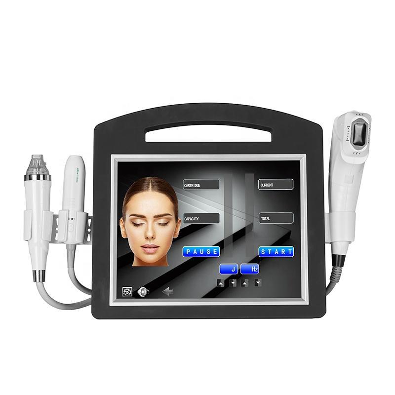 Portable 3IN1 4D HIFU Vmax Hifu 12 Lines High Intensity Focused Ultrasound Hifu Machine Microneedle RF Skin SMAS Lifting Face Body Slimming Wrinkle Removal