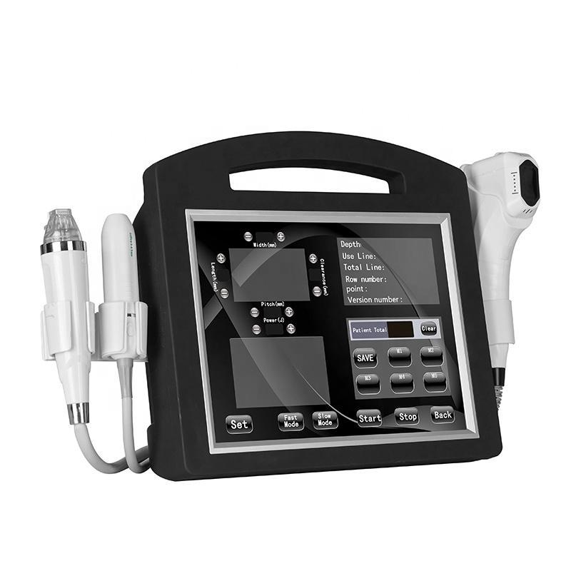Portable 3IN1 4D HIFU Vmax Hifu 12 Lines High Intensity Focused Ultrasound Hifu Machine Microneedle RF Skin SMAS Lifting Face Body Slimming Wrinkle Removal