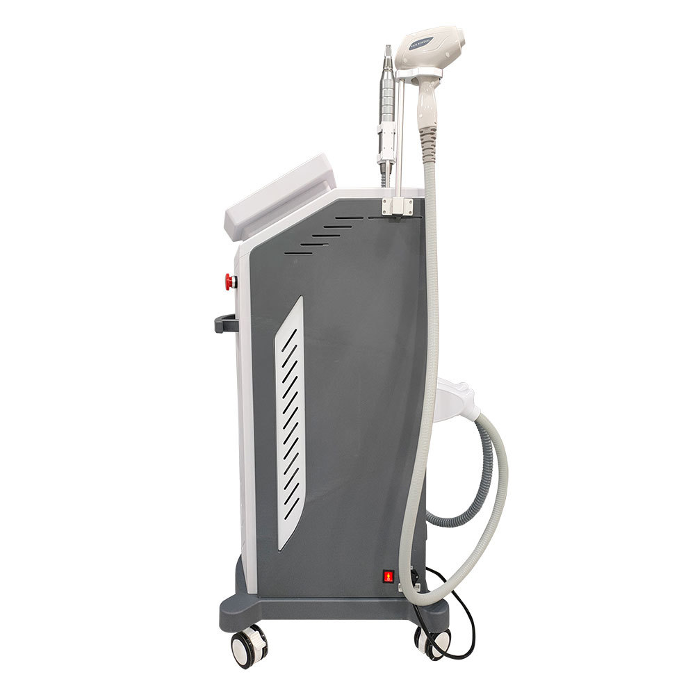 Professional 2in1 808 Diode Laser And YAG Laser Hair Removal Device Tattoo Eyeliner Removal Skin Whiten Rejuvenation