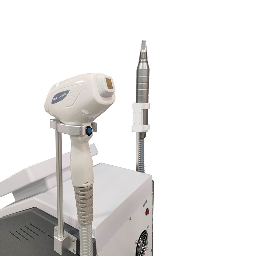 Professional 2in1 808 Diode Laser And YAG Laser Hair Removal Device Tattoo Eyeliner Removal Skin Whiten Rejuvenation