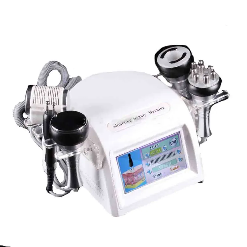 6in1 40k ultrasonic Cavitation RF Slimming Machine Freeze Cold hammer Cellulite Slimming Body Vacuum body face RF equipment Mini