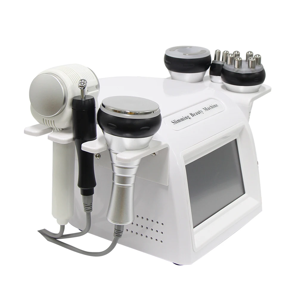 6in1 40k ultrasonic Cavitation RF Slimming Machine Freeze Cold hammer Cellulite Slimming Body Vacuum body face RF equipment Mini