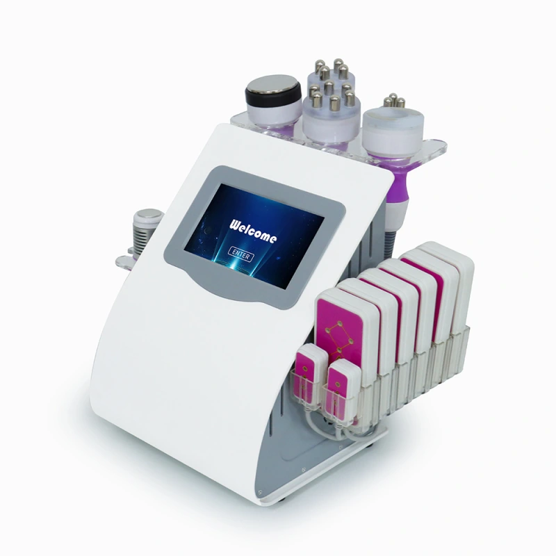 Hot Selling 9 in one 80k Cavitation RF Lipo Laser Cavitation Machine / 40K Cavitation 9 in 1 Slimming Machine portatil corporal