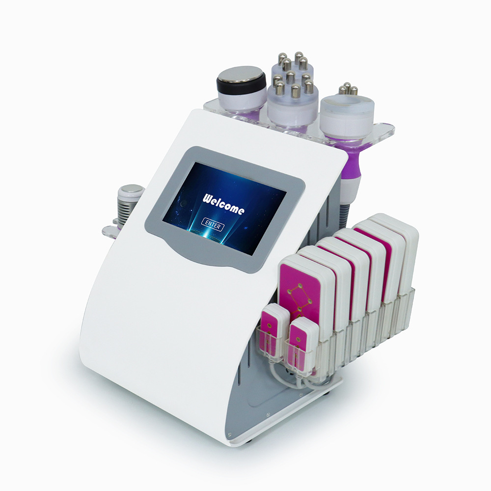 Hot Selling 9 in one 80k Cavitation RF Lipo Laser Cavitation Machine / 40K Cavitation 9 in 1 Slimming Machine portatil corporal