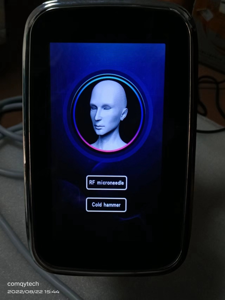 Portable 2in1 Gold RF Microneedle Machine Face Lift Skin Care Stretch Marks Scar Remover Beauty Salon and Home Use