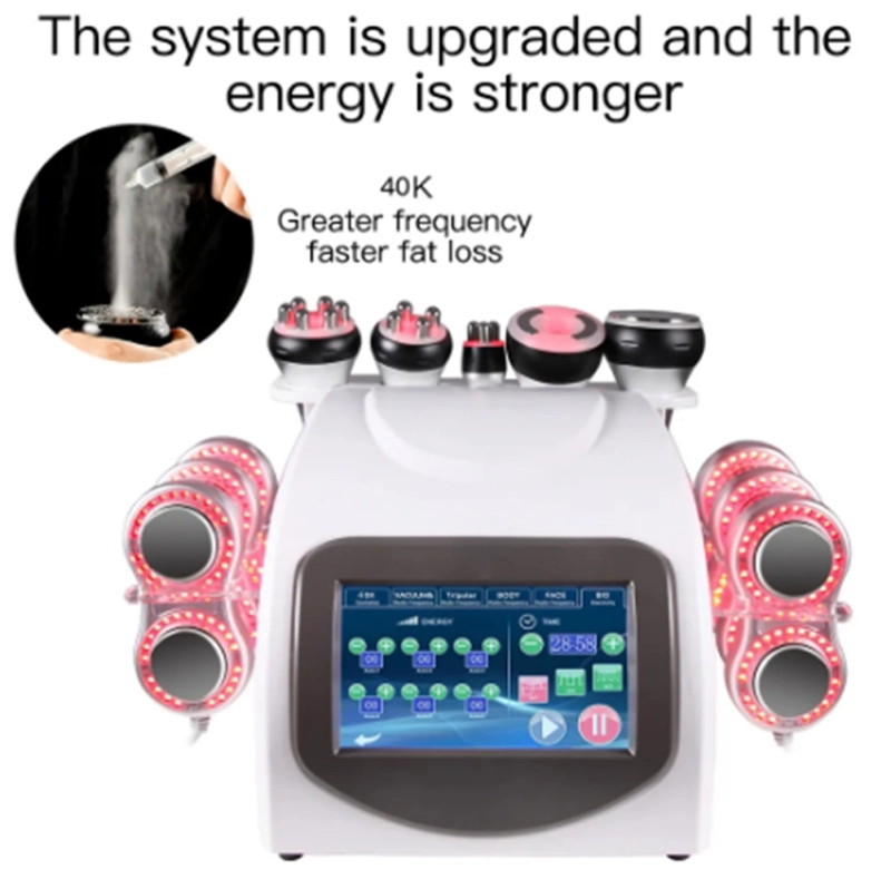 6 In 1 Fat Loss Tummy Massage S Shape 40K Machine Body Weight Loss Facial Lifting Beauty Device