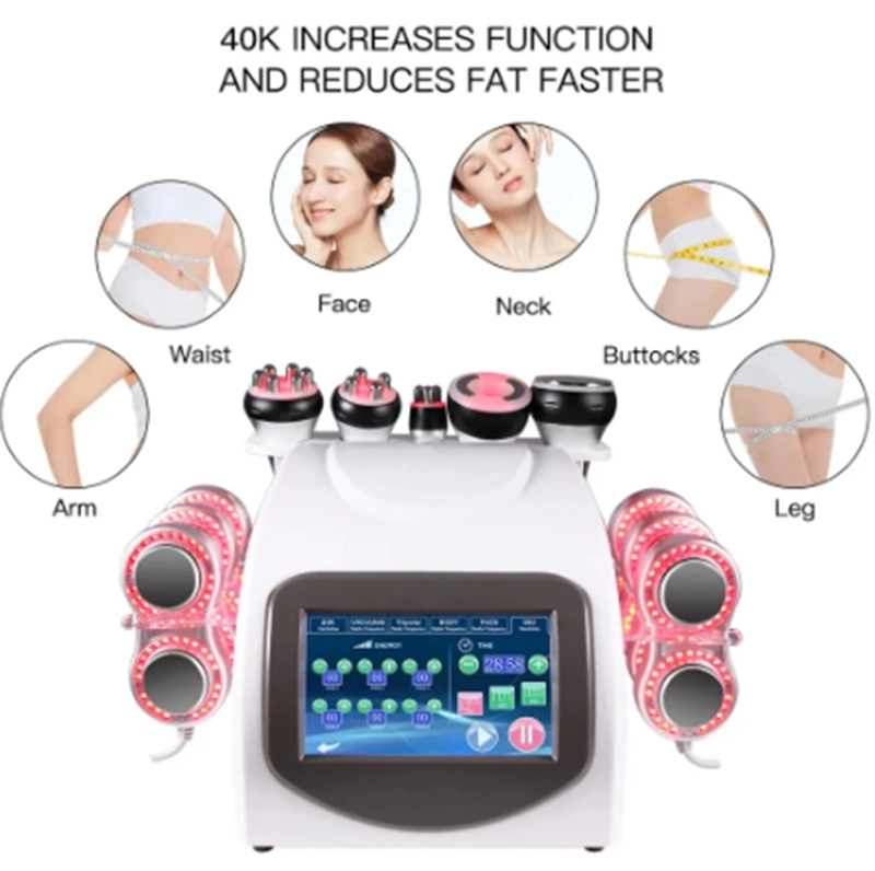 6 In 1 Fat Loss Tummy Massage S Shape 40K Machine Body Weight Loss Facial Lifting Beauty Device