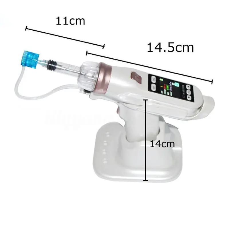 Portable Meso Gun Vacuum Injector Negative Pressure OLED Display Skin Care
