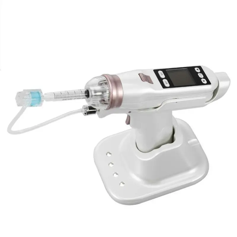 Portable Meso Gun Vacuum Injector Negative Pressure OLED Display Skin Care