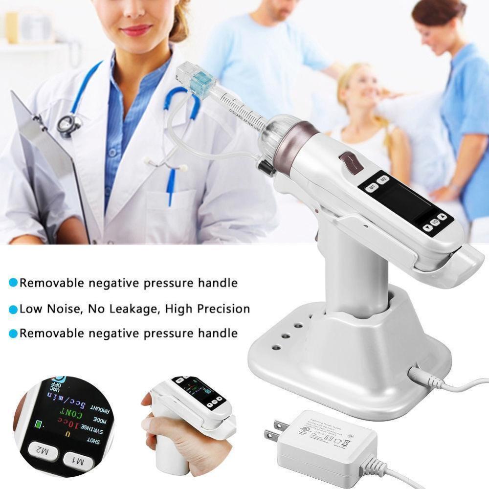 Portable Meso Gun Vacuum Injector Negative Pressure OLED Display Skin Care