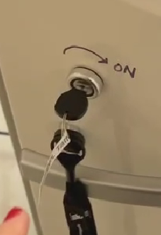 Link for for  key switch , IPL handle holder, and new pedal