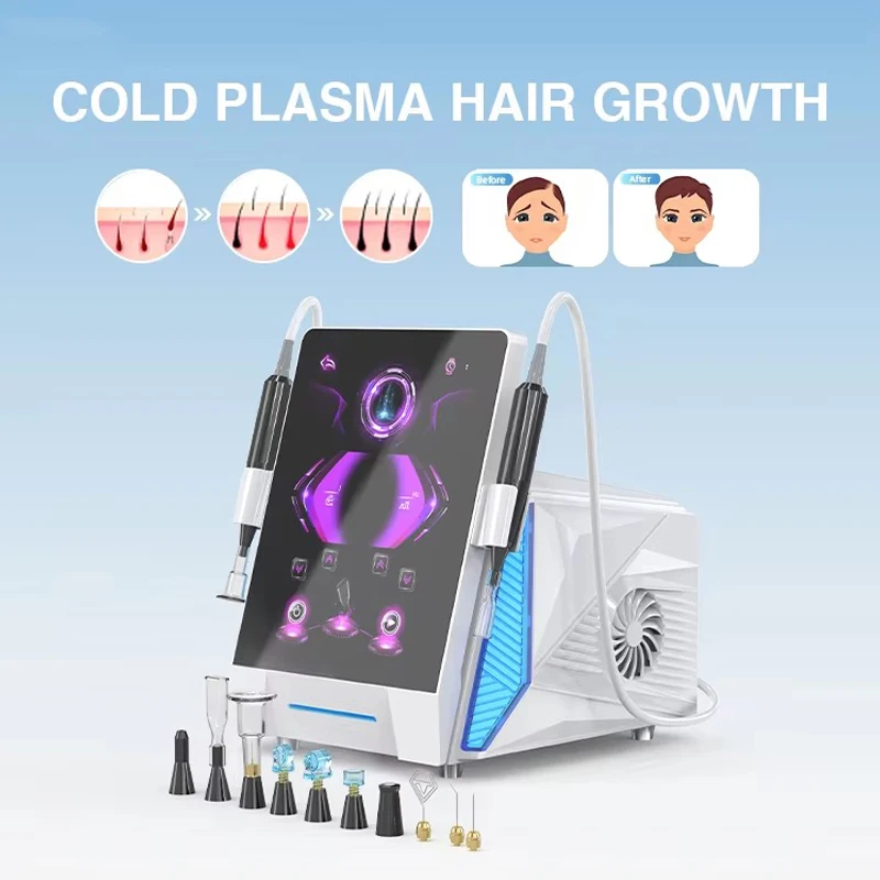 Latest 10 in 1 Fusion Warm Cool Plasma Acne Removal Anti-wrinkle Plasma Pen Skin Tightening Face Lift Cold Plasma Machine