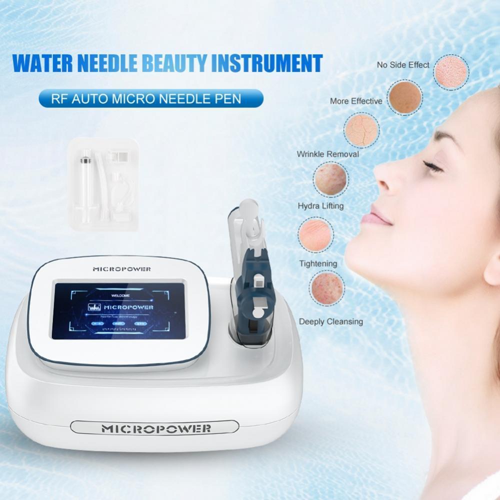 Professional Vanadium Titanium RF Mesotherapy Gun Microcrystalline Mesogun Painless Skin Injection Anti-aging for Eyes Face