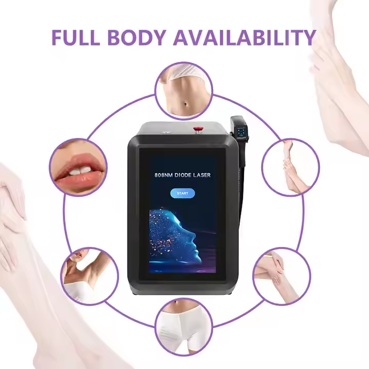 Newest 4 Wavelength 790nm 808nm 940nm 1060nm Diode Laser Ice Platinum Permanent Painless Hair Removal Beauty Equipment