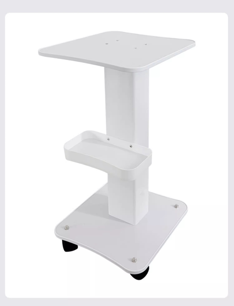 Factory Price Beauty Machine Trolley Stand White Beauty Spa Salon Trolley Furniture for Beauty Machine Equipment