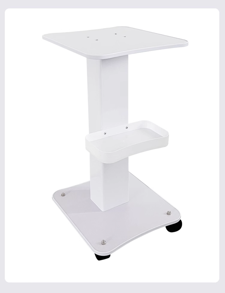 Factory Price Beauty Machine Trolley Stand White Beauty Spa Salon Trolley Furniture for Beauty Machine Equipment
