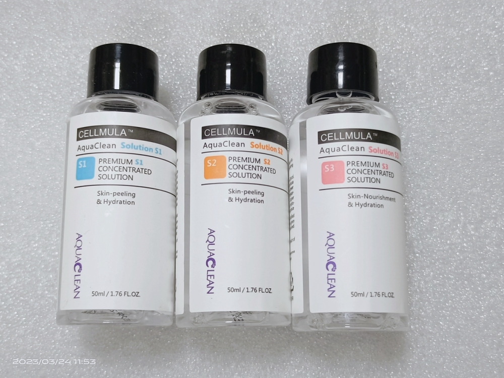 10 Sets New Aqua Clean Peeling Solution 50ml Hydro Serum For Hydrogen Hydro Dermabrasion Skin Care Machine(50ml=800ml)