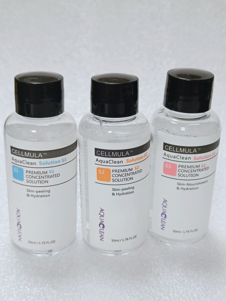 10 Sets New Aqua Clean Peeling Solution 50ml Hydro Serum For Hydrogen Hydro Dermabrasion Skin Care Machine(50ml=800ml)