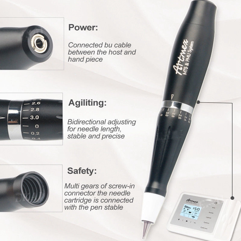 Portable Artmex V9 Permanent Makeup Tattoo Machine Eye Brow Lip Rotary Pen Dermograph Micropigmentation Digital Makeup Machine
