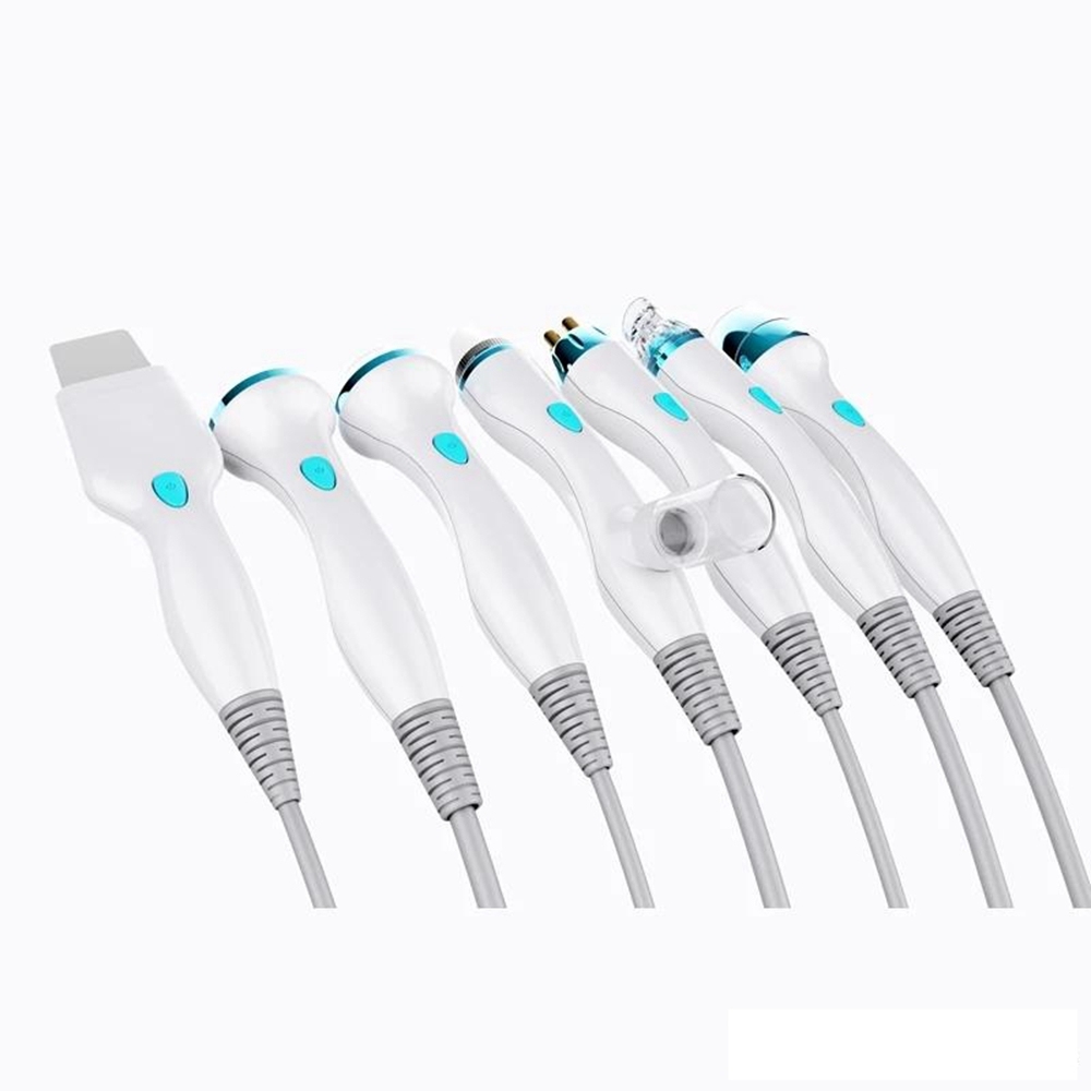 Smart Ice Blue 7-in-1 Magic Dermabrasion Mirror Deep Cleansing Instrument Professional Ultrasonic Skin Analysis Beauty Salon