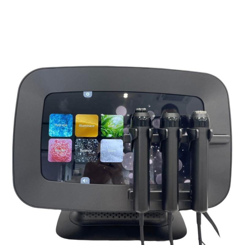 New 3 in 1 Oxygenation Pods Skin Tightening CO2 Bubble Pen Facial Exfoliation Capsule Face Massage Hydra Oxygen Facial Machine