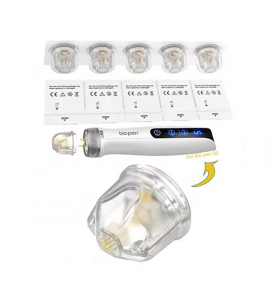 Hot Sale Derma Pen Biopen Q2 Wireless Microneedling Derma Stamp EMS Red And Blue Light Therapy Skin Care Beauty Machine Home Use