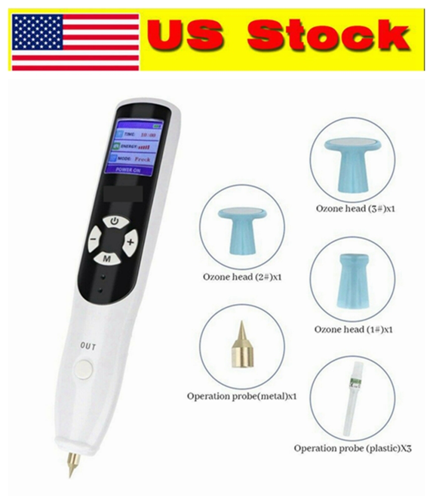 US Stock!!! 2in1 Freck Ozone Portable Fibroblast Plasma Pen Eyelid Face Lifting Anti Acne Skin Care Rejuvenation Tighten