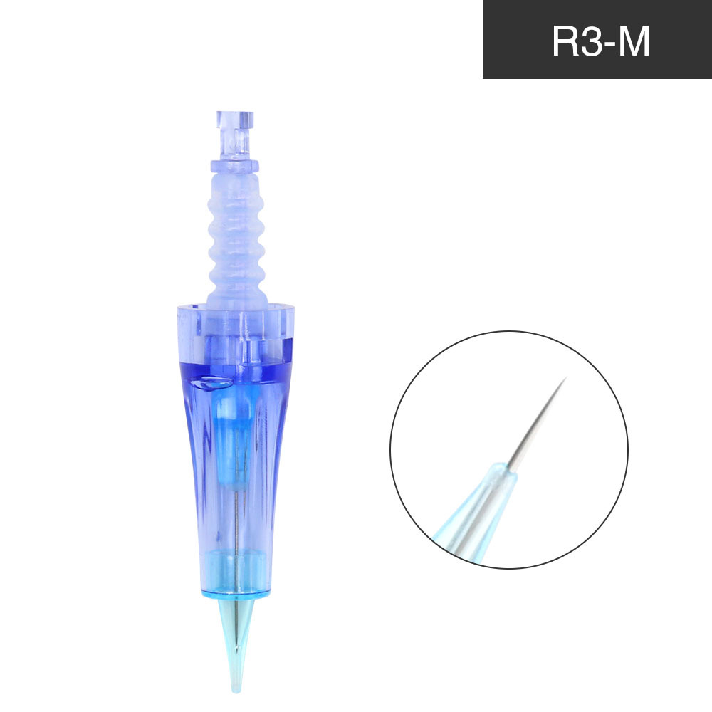 Wholesale Price 500pcs Microneedle Cartridges Tips 1/3/5/7/9/12/36/42/round nano Pins Head for Derma Pen A1 Dr.pen