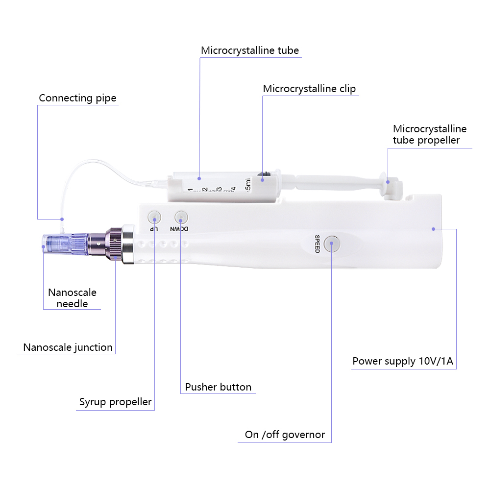 Portable Wireless Microneedle Dr.Pen Micro Needle Cartridges Derma Rolling System Facial Skin Care